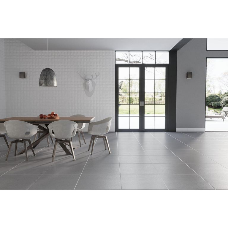 Porcelanato Oxford Plata de 60 x 60 Centímetros 2.50 m2