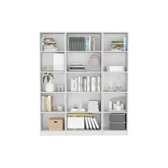 TUHOME - Estante 15 Repisas Home Blanco.