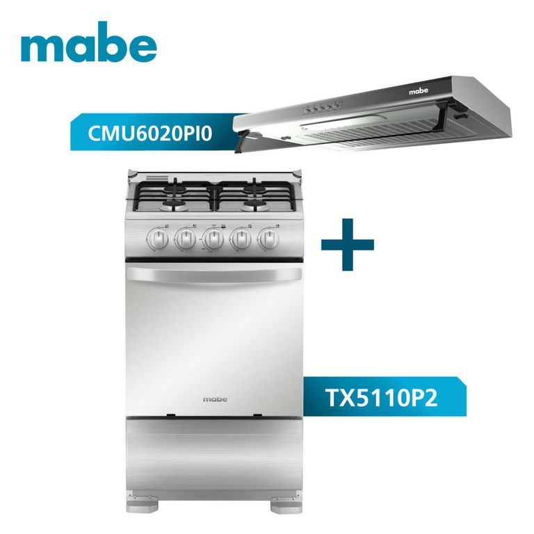 Combo Campana + Cocina de Piso CMU6020PI0-TX5110P2