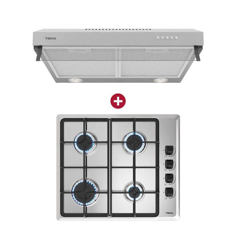 Combo Cocina Empotrable HLX640 + Campana Extractora CX62120
