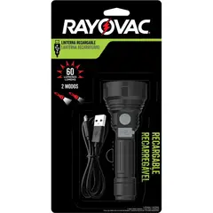 RAYOVAC - Linterna Recargable 60 Lumens