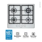 Bosch 4 Hornillas Gas Encimera PGH6B5K90