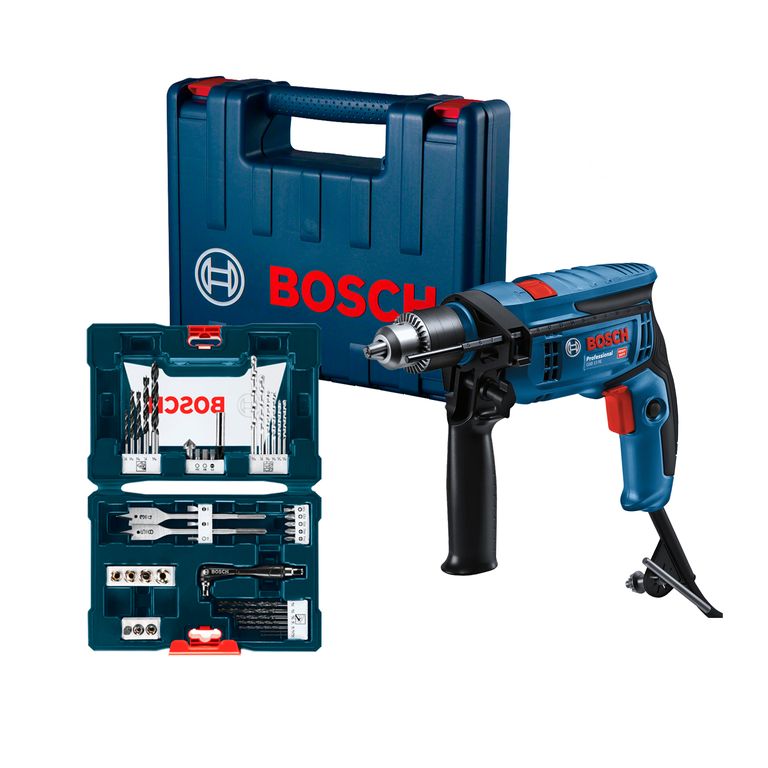 Taladro GSB 13 + Maletín + Set VLine 41 Piezas