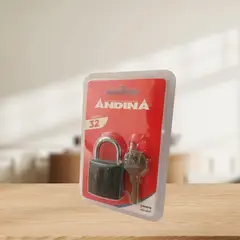 ANDINA - Candado Modelo A32 en Blíster