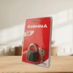ANDINA - Candado Modelo A63 en Blíster