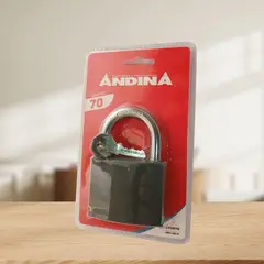 ANDINA - Candado Modelo A50 en Blíster