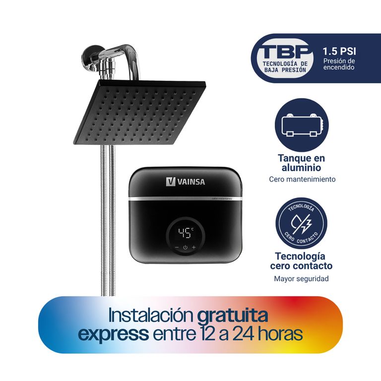 Rapiducha Eléctrica VR31 5500W con Salida de Ducha