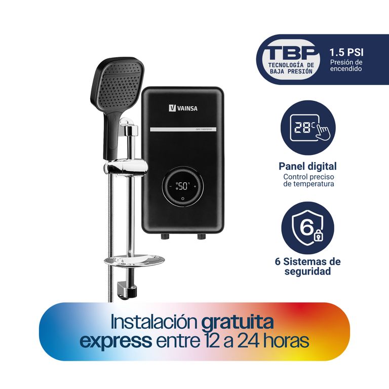 Rapiducha Eléctrica VR41 5500W con Ducha Teléfono