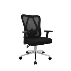 BONNO - Silla de Oficina Giratoria Benfor Negro