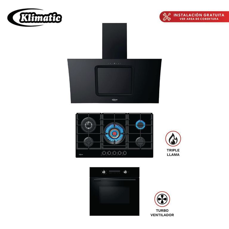Combo de 3 Productos Vulcano 5 Kamba 90 y Bonn Black