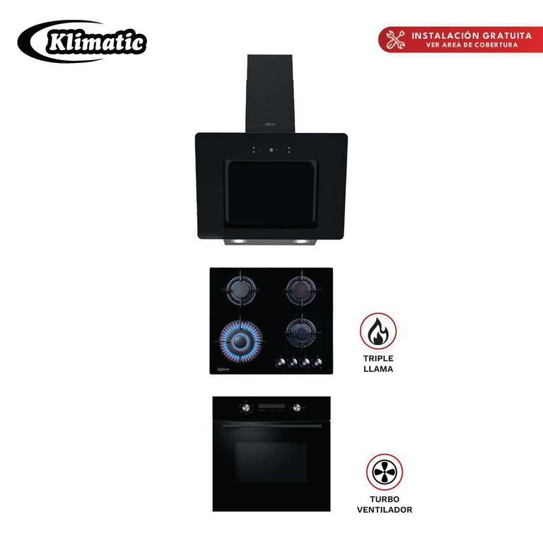 Combo de 3 Productos Nina 60 Aria y Bonn Black