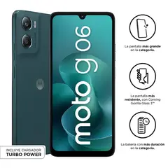 MOTOROLA - Celular Moto G06 4GB/256GB Azul