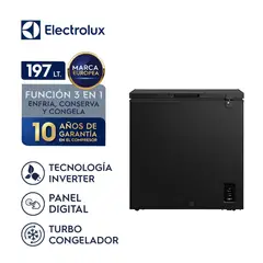 Electrolux - Congelador Horizontal 197L Inverter con Función Turbo EFH20S5P5AB