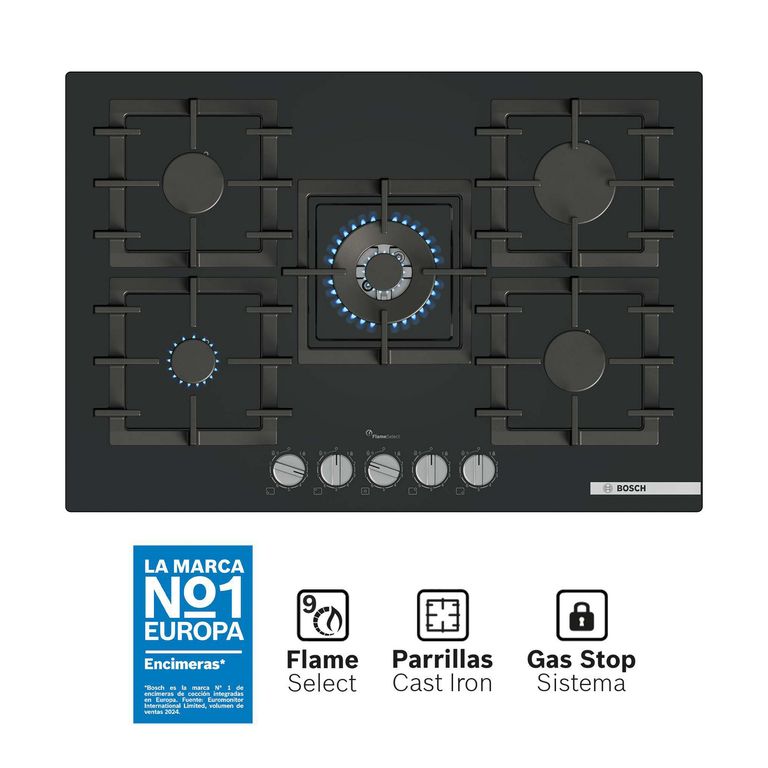 Gas 5 Platos PPQ7A6I40