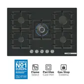 Bosch 5 Hornillas Gas Encimera Negro PPQ7A6I40