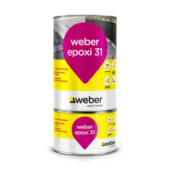 WEBER - Adhesivo Estructural Epoxico 31 x 5Kg