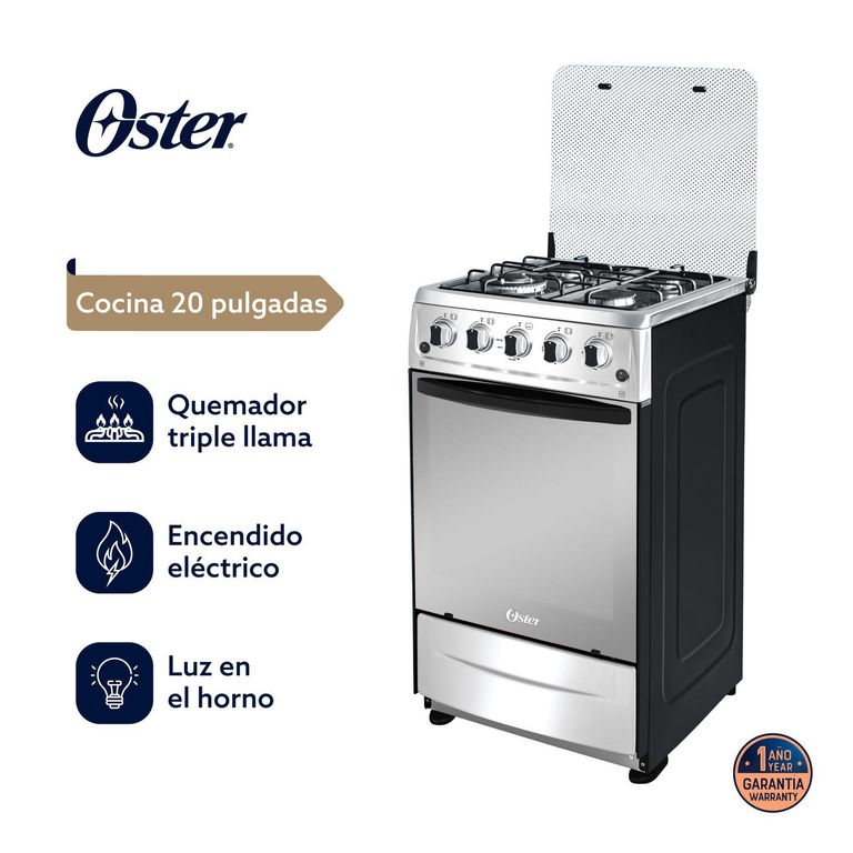 Cocina 4 Hornillas 20'' PGSC20G4HTBS
