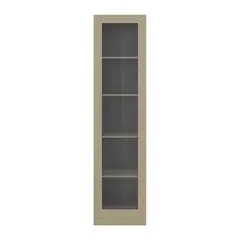 TUHOME - Estante Vitrina 1 Puerta Home-E6 Cartagena y Wengue 180,6 x 45,0 x 31,3 cm