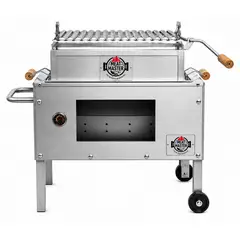 MEAT MASTER - Caja China Junior Full Inoxidable con Parrilla Levadiza