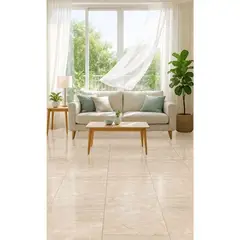 SAN LORENZO - Cerámica Piso y Muro Tipo Marmoleada Nutibara Beige 45x45 cm 2.29 m2