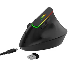 FIDDLER - Mouse Ergonómico Inalámbrico Recargable