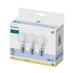 PHILIPS - Pack 3 Focos LED Luz Cálida