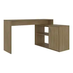 TUHOME - Escritorio De 1 Puerta Axis Color Fresno 71x125x90cm
