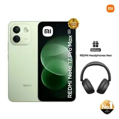 XIAOMI - Redmi Note 17 Pro Max 5G 256GB Negro + Headphones Neo
