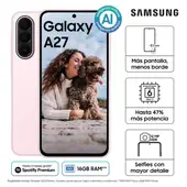 Samsung Galaxy A27 256GB Rosa Claro