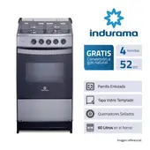 Indurama Dublin 4 Hornillas Gris