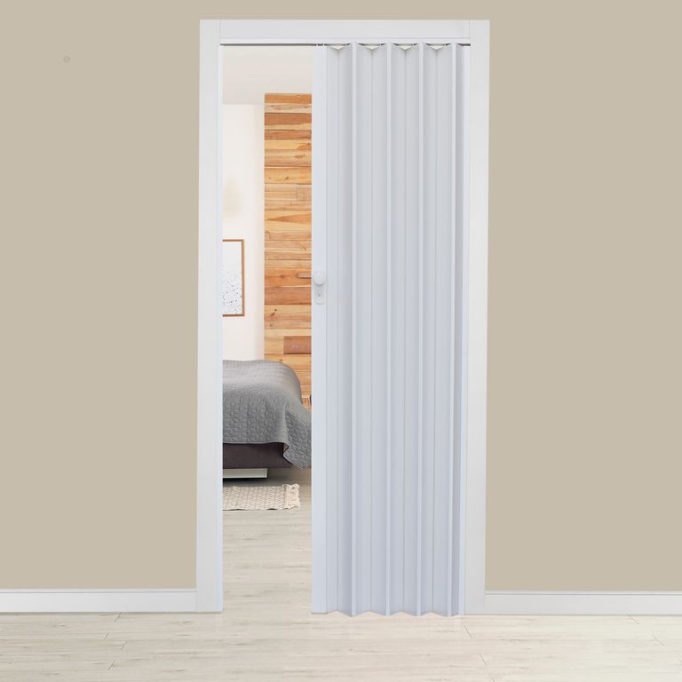 Puerta Plegable PVC Milano PVC Blanca