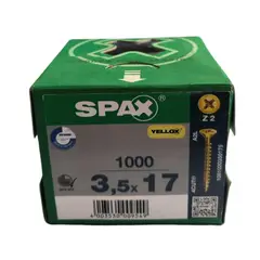 SPAX - Tornillo para Madera Aglomerada 35x17 x1000 unidades