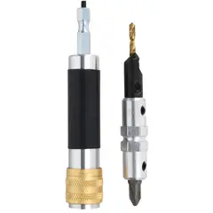 BAUKER - Mandril para taladro Punta Broca 10 mm