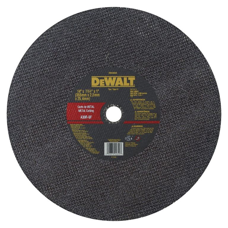 Disco Tronzar Acero 14''