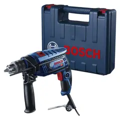 BOSCH - Taladro percutor GSB 13 RE 750W+ maletín plástico