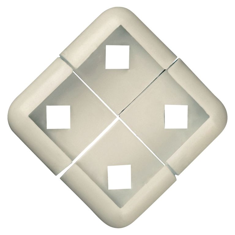 Esquinero Rodoplast Marfil 8mm x4 unid