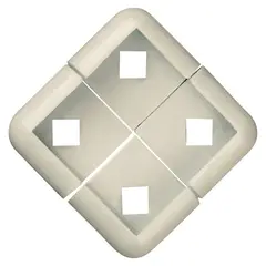 NEFUSAC - Esquinero Rodoplast Marfil 8mm x4 unid