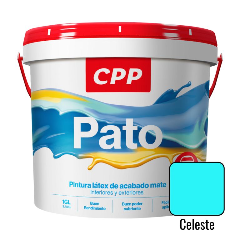 Látex Pato CPP Celeste 1 Galón