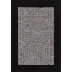 JUST HOME COLLECTION - Alfombra Rectangular Negro Scandic Borde