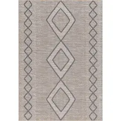 JUST HOME COLLECTION - Alfombra Rectangular Gris Mira Rombo
