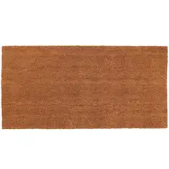 JUST HOME COLLECTION - Limpiapiés Rectangular Coco Natural 60x120cm Café