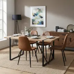 JUST HOME COLLECTION - Juego de Comedor 4 Sillas Vexa