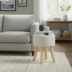 JUST HOME COLLECTION - Puff Circular Otomano