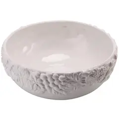 JUST HOME COLLECTION - Bowl con Relieve Blanco