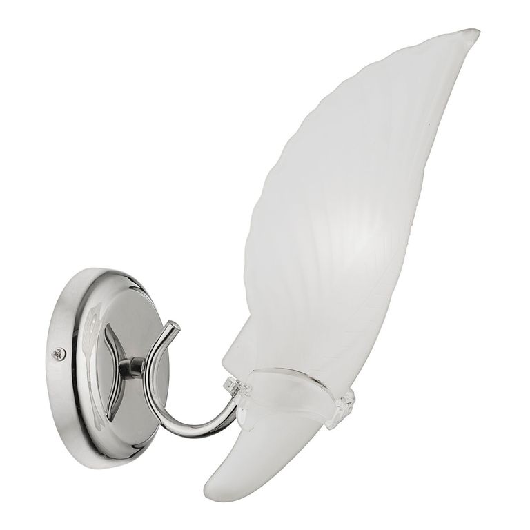 Braquete de Pared Exterior Hoja Milan 1L E27