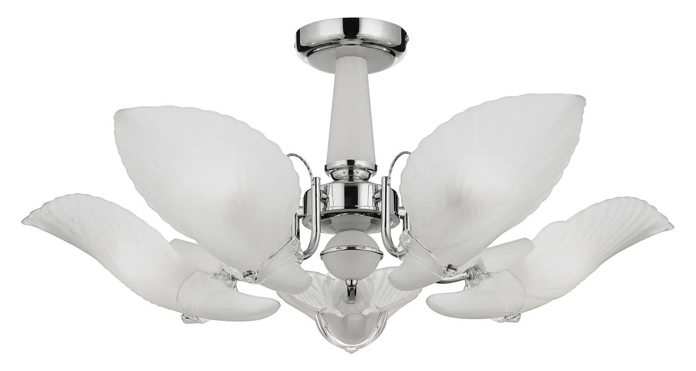 Lámpara de Techo Hoja Milan 5L E27