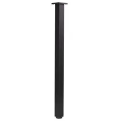 FIXSER - Patas para Muebles de Aluminio Negro 40x710 mm