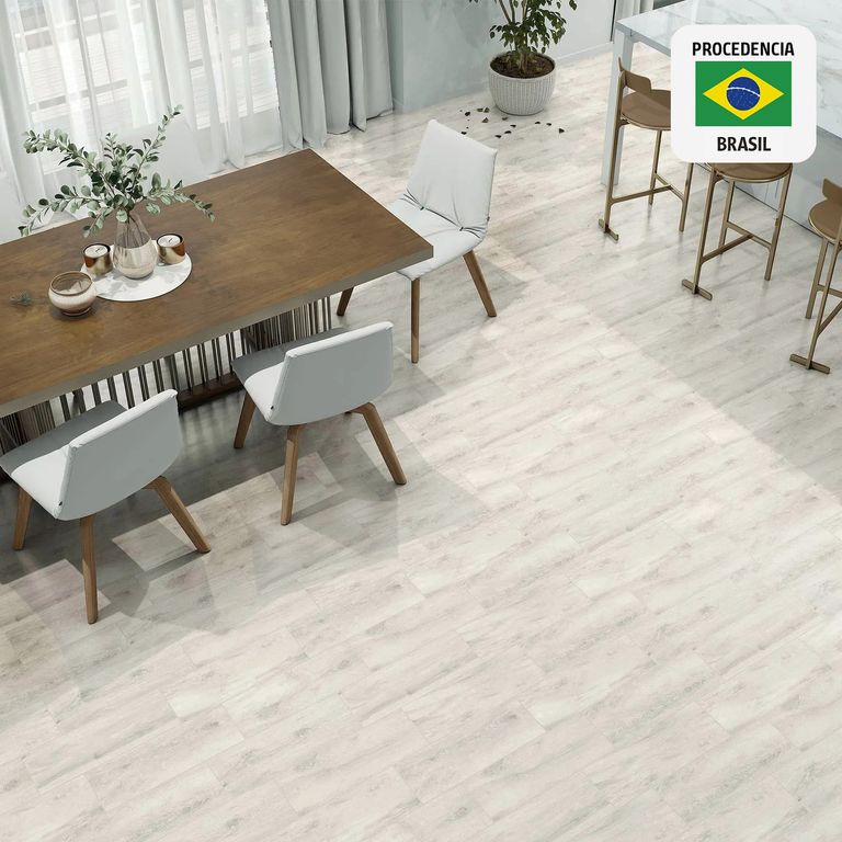 Cerámica Gris Maderado 20X60cm 1.7m2 Albero Bosco Gris