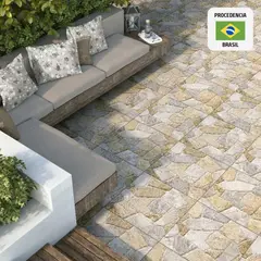 HOLZTEK - Cerámica Beige 62x62 Rústicas Mate 2.32 m2