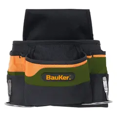 BAUKER - Porta Herramienta 6 Bolsillos Denier 900 Heavy-Duty